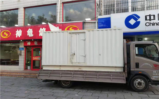 渔洋镇出租发电机施工案例